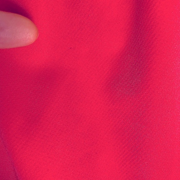 ADIDAS 3 Stripes Running Athletics Shorts Coral Red Elastic Drawstrings waist M - Picture 12 of 12